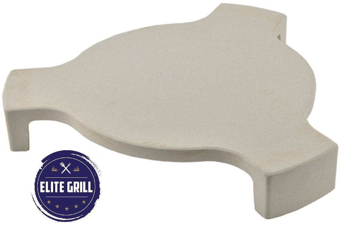 EliteGrill BBQ Plate Setter - Keramische Heat Deflector - Geschikt voor 60 cm / 23 Inch Kamado